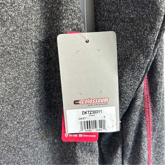 NWT Colosseum Ohio State Buckeye Quarter Zip Gray Long Sleeve Athletic Top Small - Picture 5 of 6